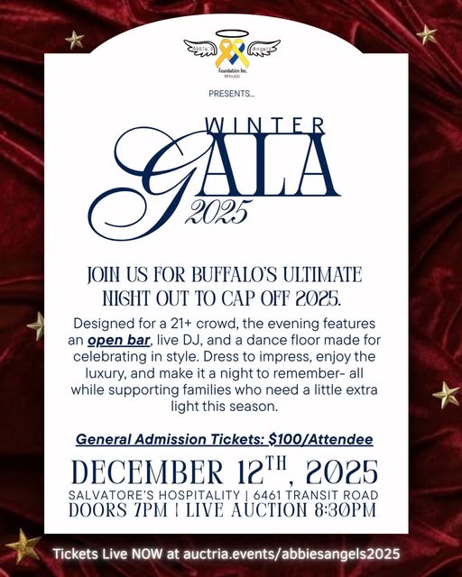 Abbie's Angels Winter Gala promo – click for tickets